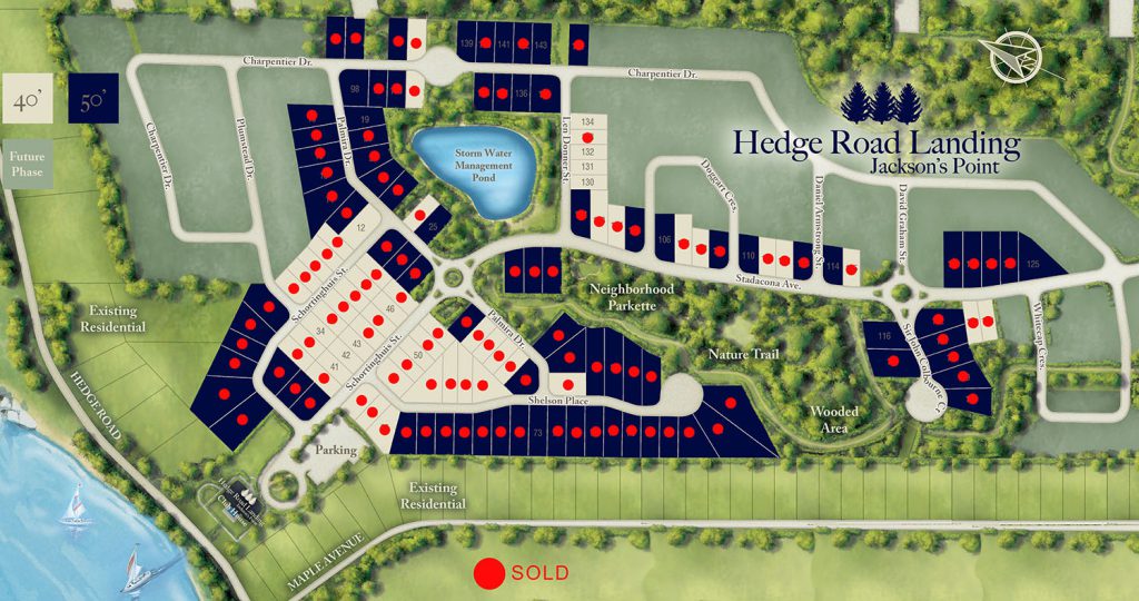 Hedge Road Landing Site Plan April 2